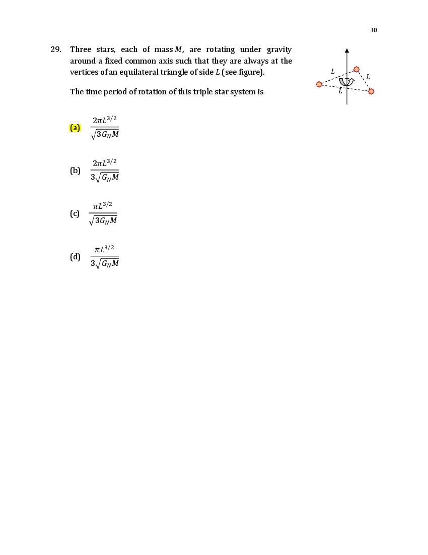 TIFR GS 2021 Question Paper PDF: Physics, Chemistry, Maths, Bio, CS