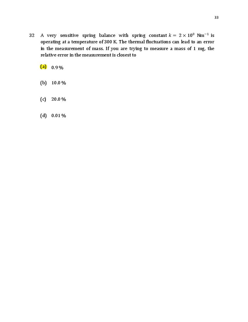 TIFR GS 2021 Question Paper PDF: Physics, Chemistry, Maths, Bio, CS