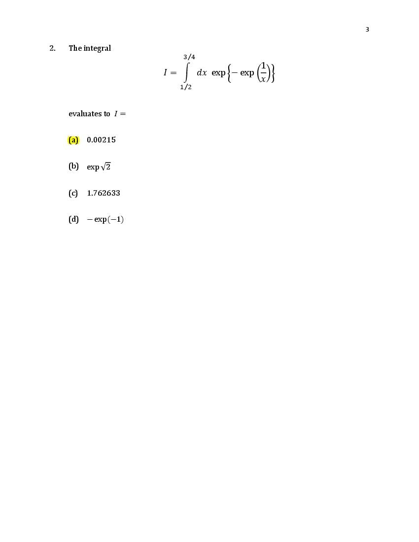 TIFR GS 2021 Question Paper PDF: Physics, Chemistry, Maths, Bio, CS