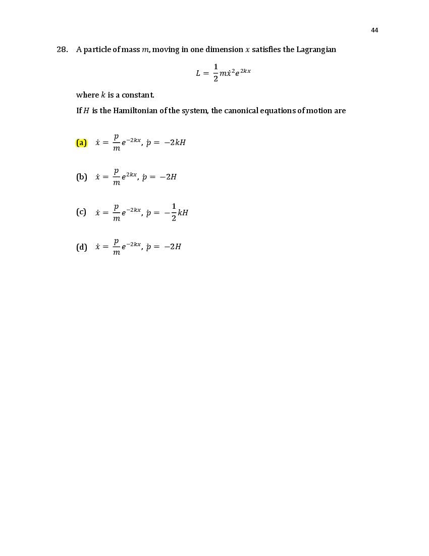 TIFR GS 2021 Question Paper PDF: Physics, Chemistry, Maths, Bio, CS
