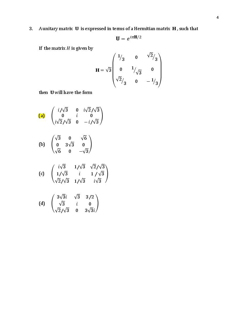 TIFR GS 2021 Question Paper PDF: Physics, Chemistry, Maths, Bio, CS