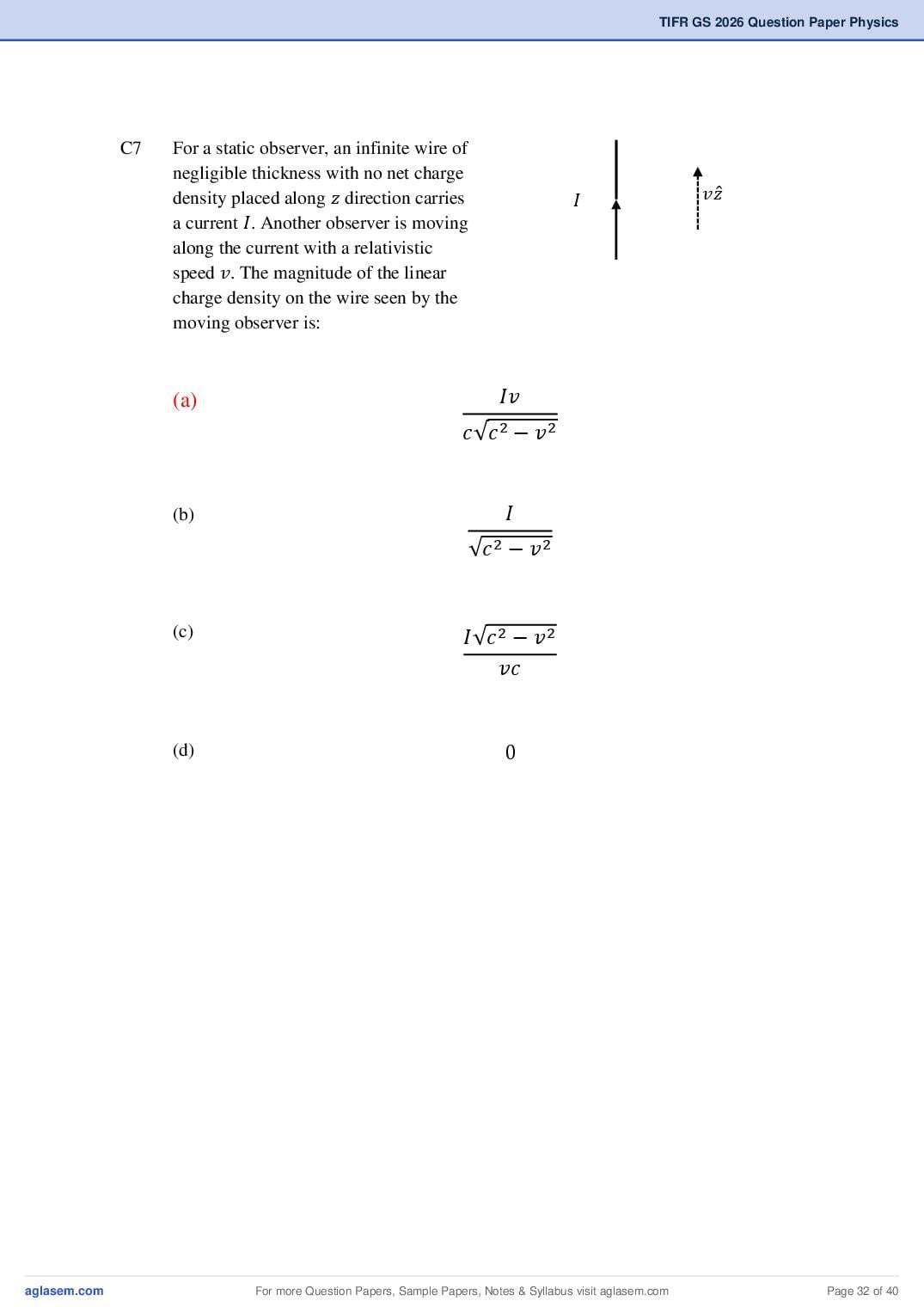 TIFR GS 2026 Question Paper PDF with Answers (9 Papers)
