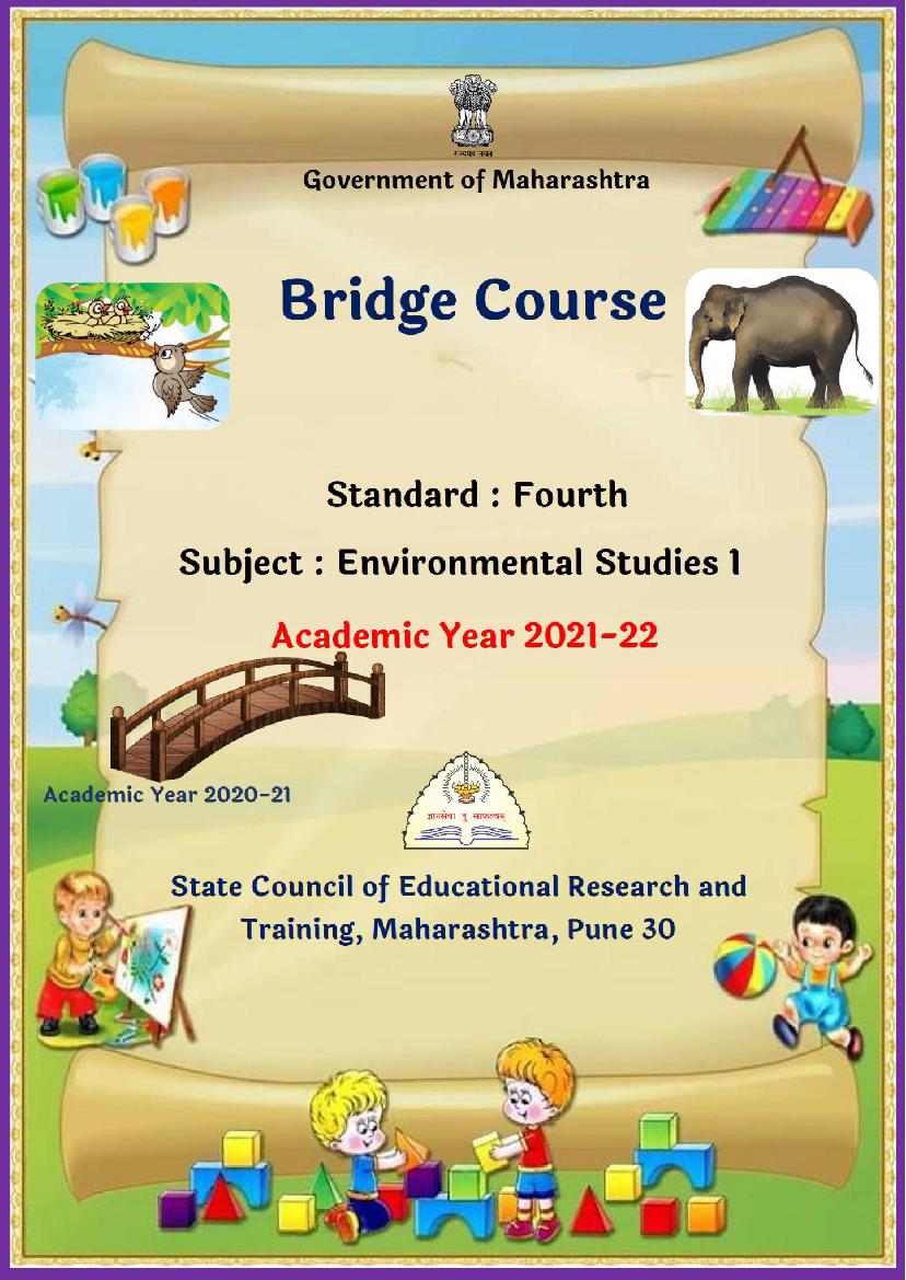 Maharashtra Bridge Course for Class 4 EVS - Page 1