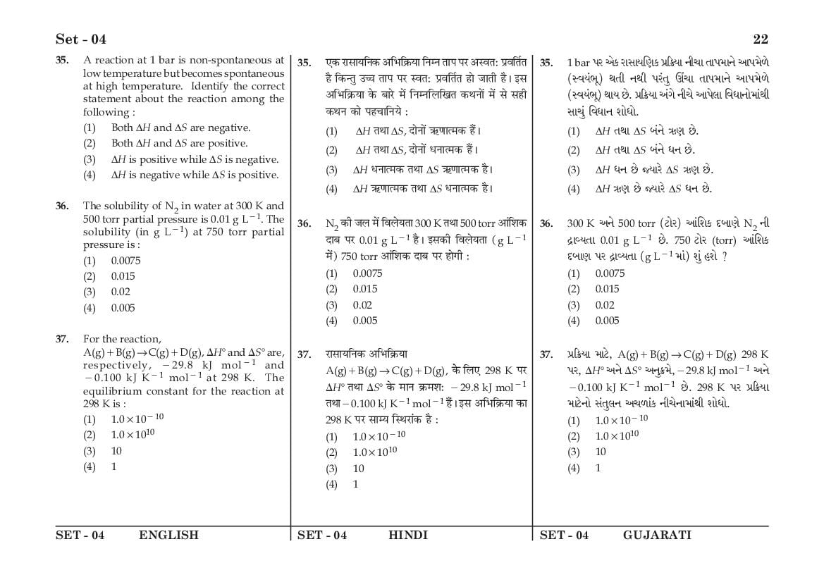 JEE Main 2016 Question Paper PDF (Shift-wise, 4 Papers)