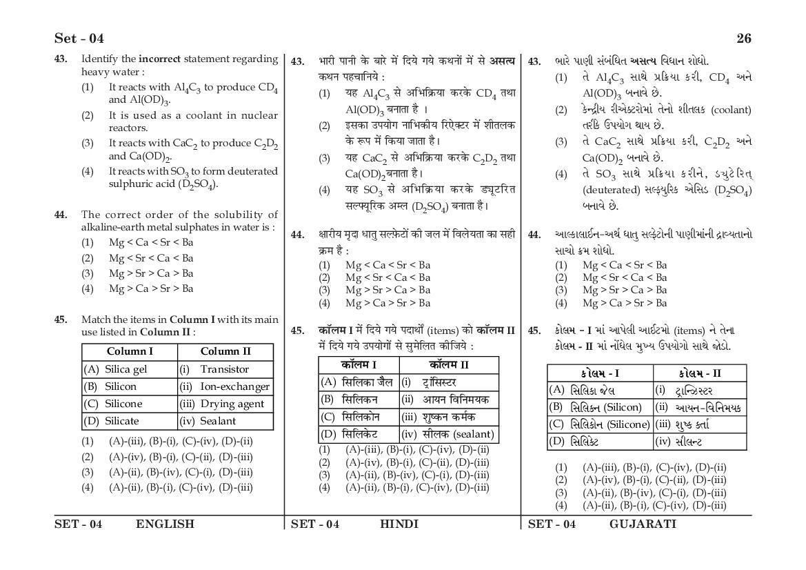 JEE Main 2016 Question Paper PDF (Shift-wise, 4 Papers)