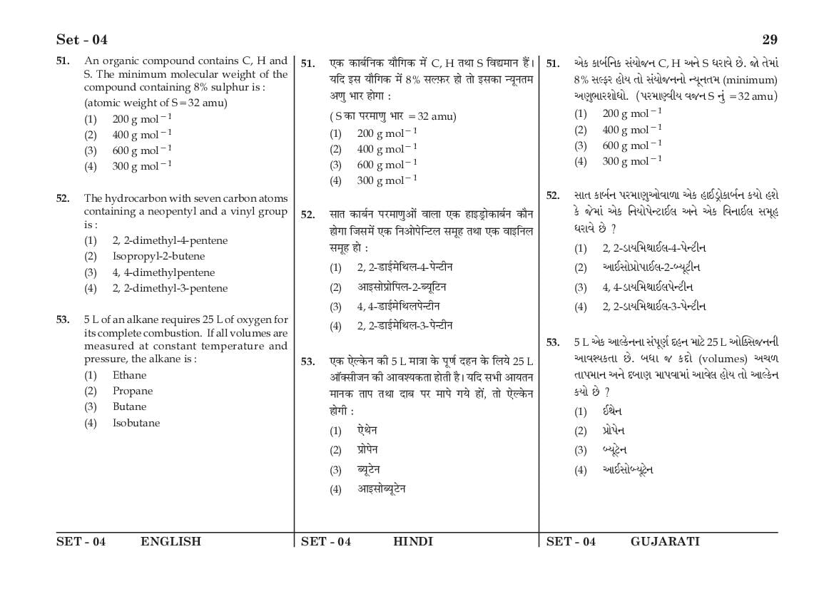 JEE Main 2016 Question Paper PDF (Shift-wise, 4 Papers)