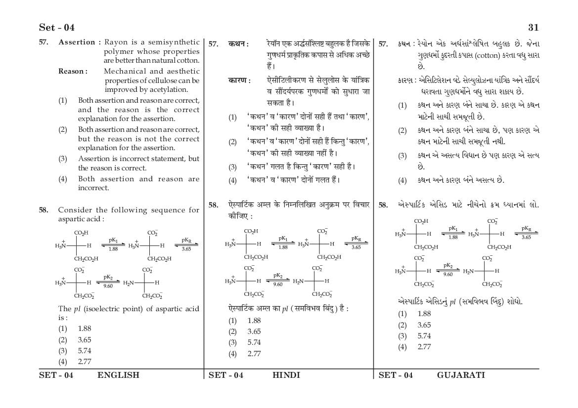 JEE Main 2016 Question Paper PDF (Shift-wise, 4 Papers)