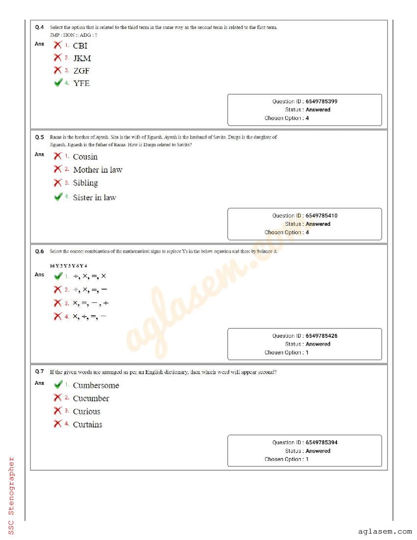 ssc-stenographer-question-paper-2019-pdf-download-here-aglasem-career