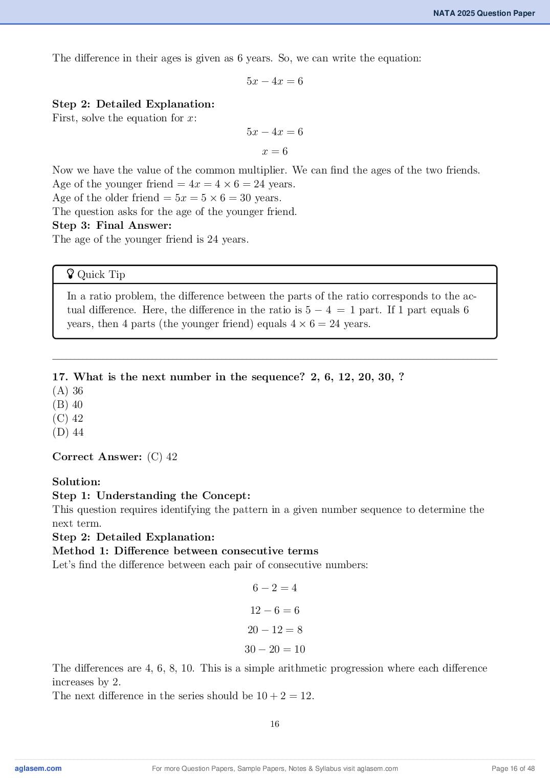 NATA 2025 Question Paper PDF with Answer Key