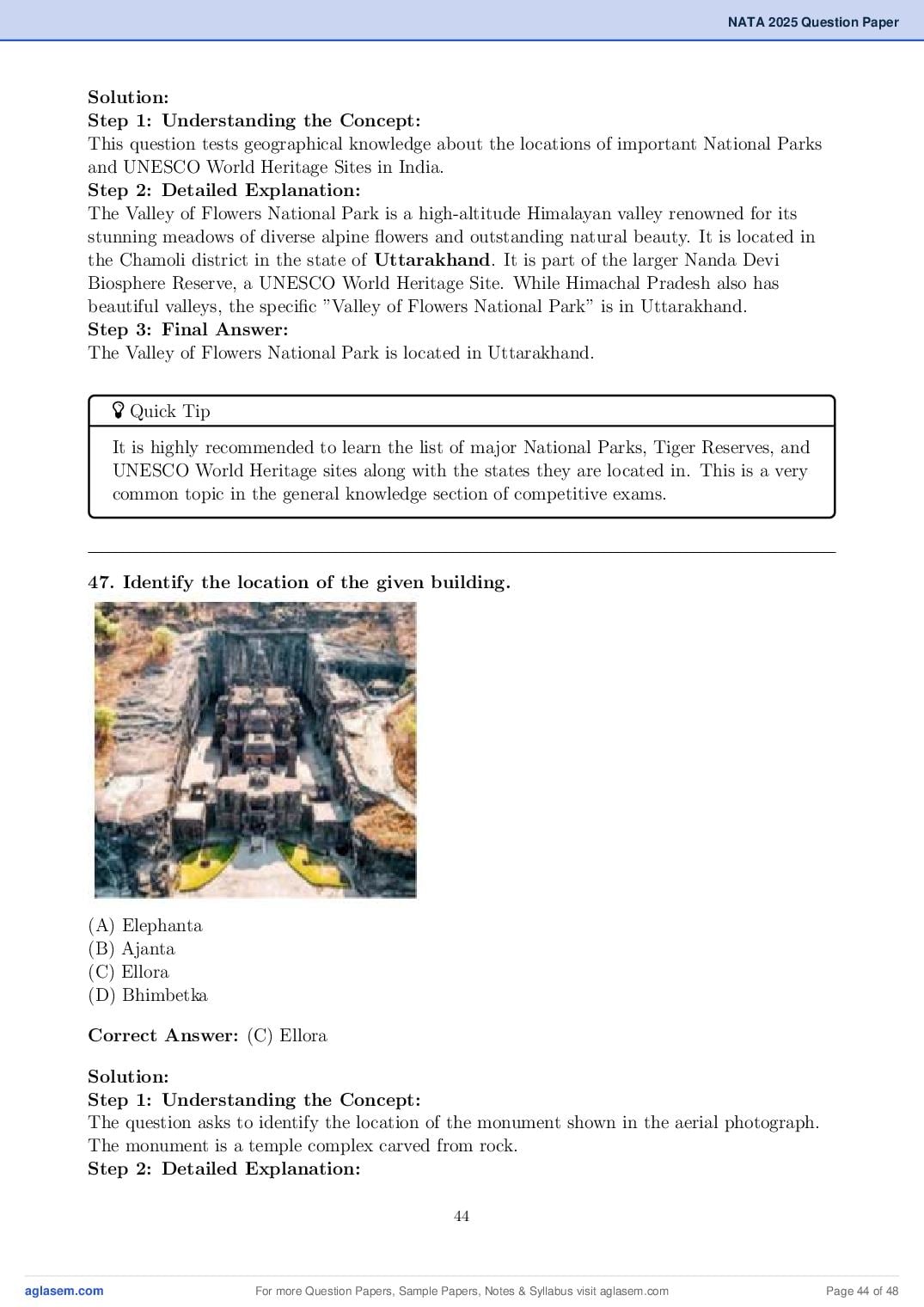 NATA 2025 Question Paper PDF with Answer Key