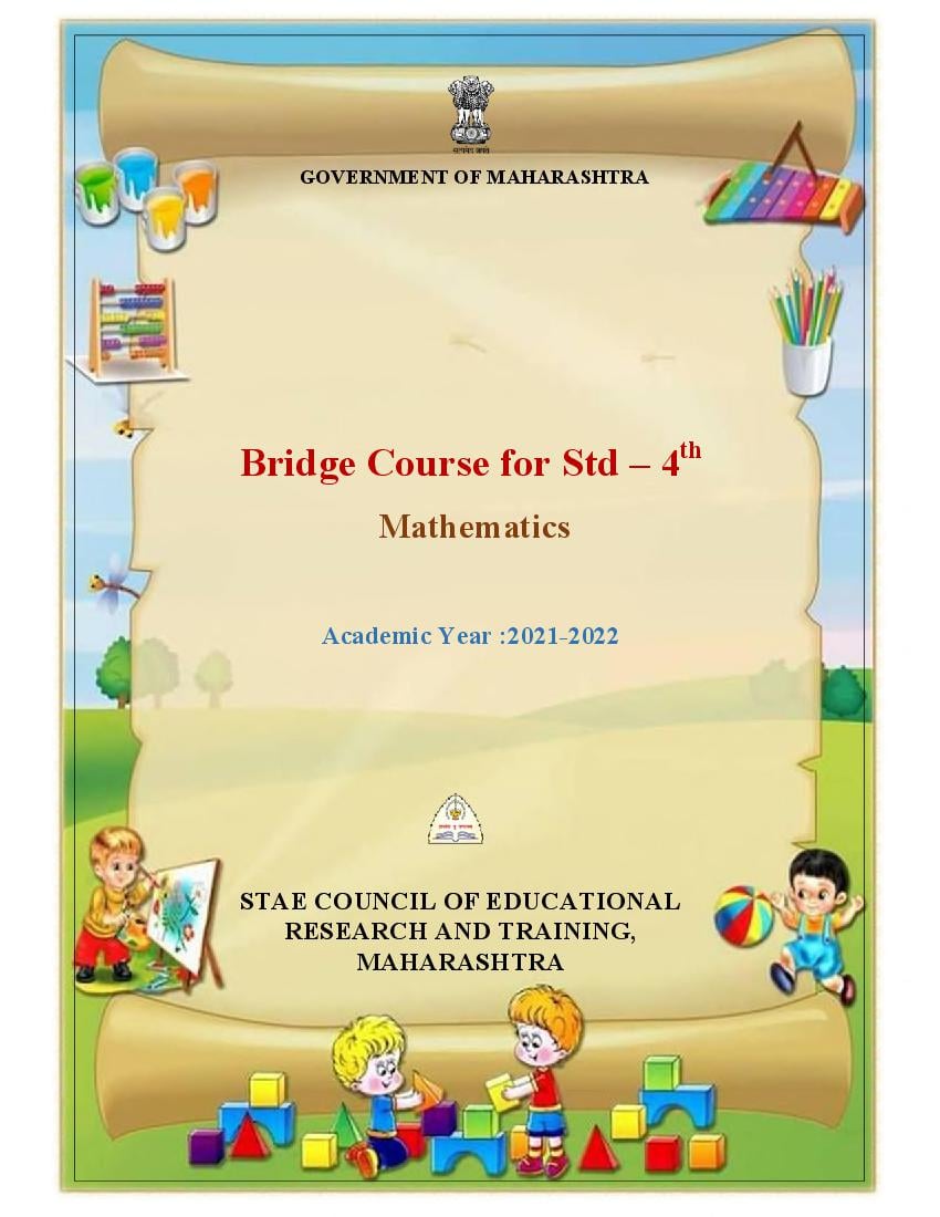 Maharashtra Bridge Course for Class 4 Maths - Page 1