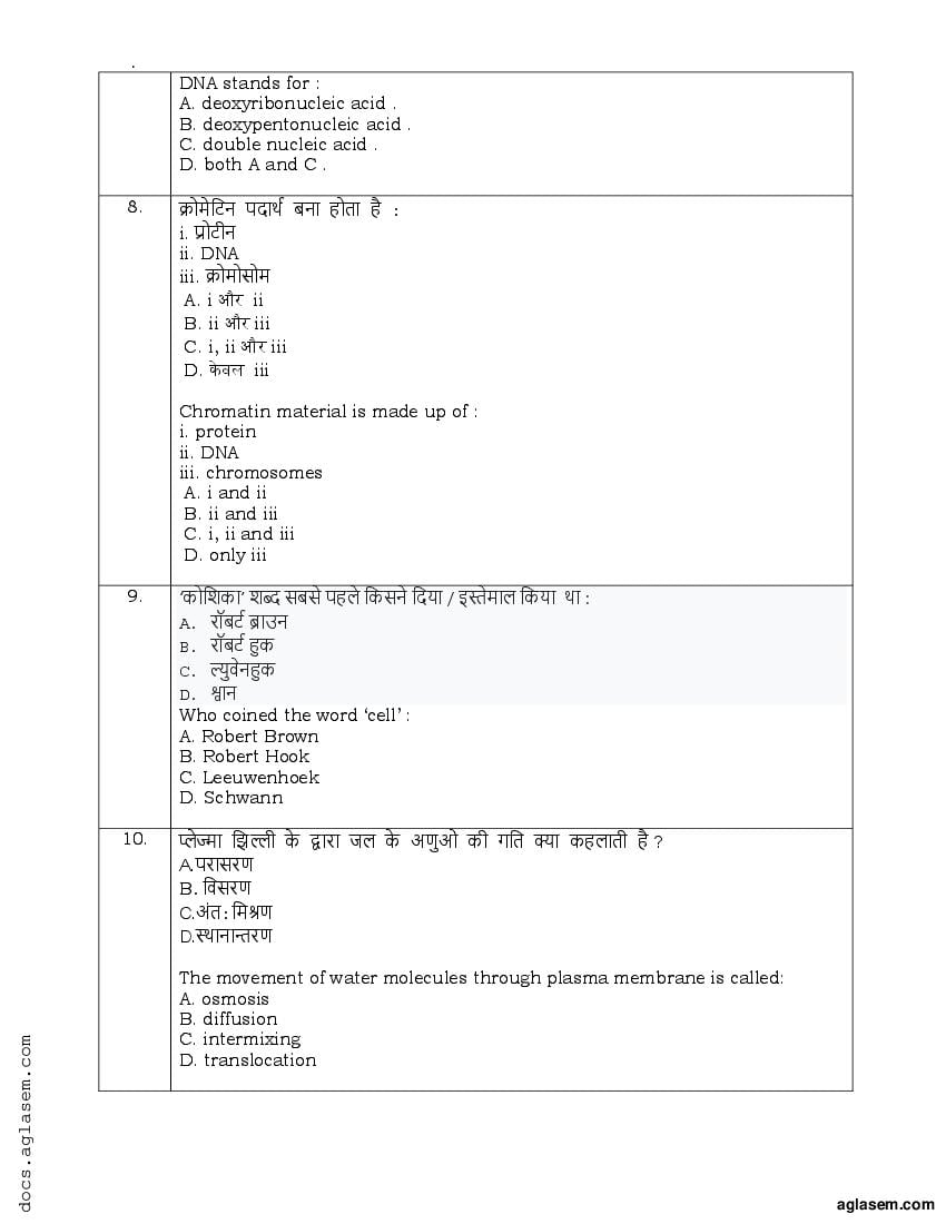 science assignment for class 9 pdf 2022