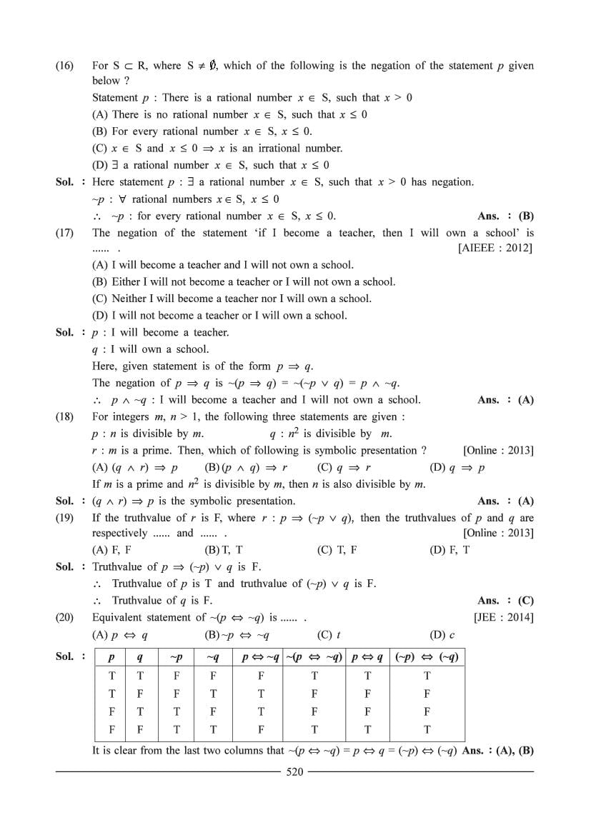 Jee Maths Question Bank For Mathematical Reasoning