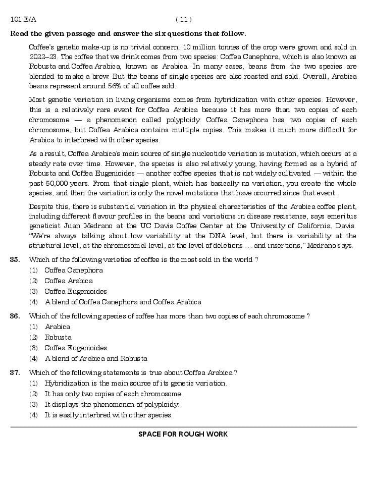 CUET 2024 Question Paper PDF (29 Subjects) with Answer Key