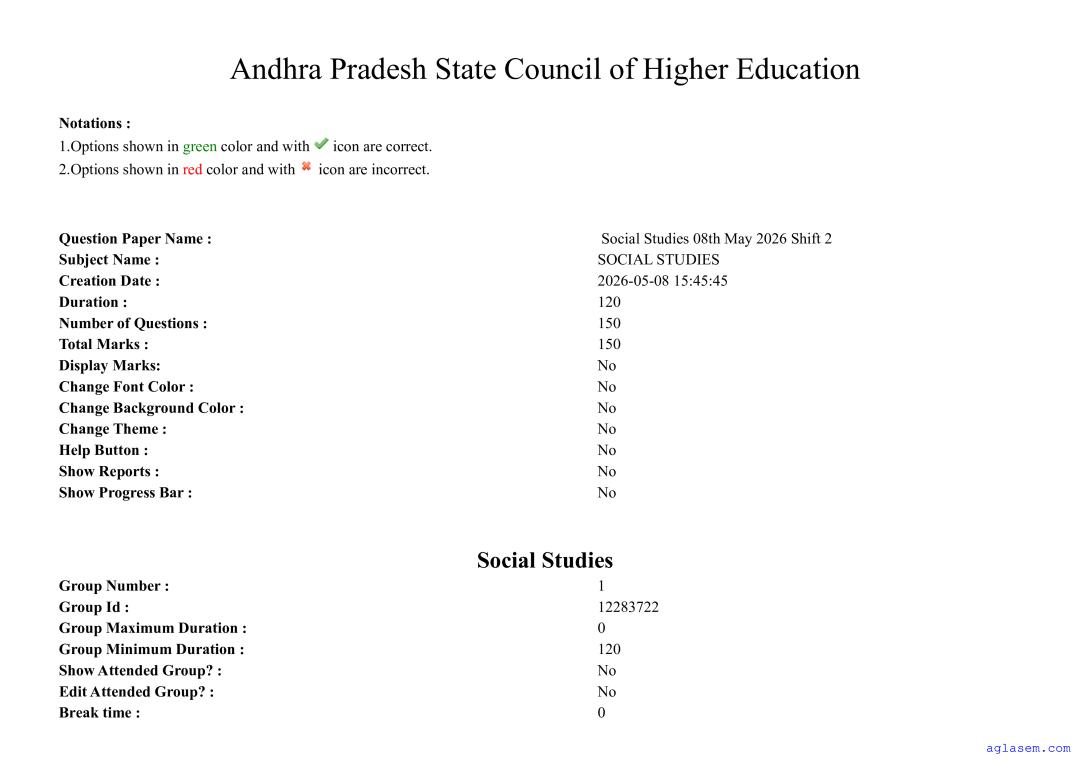 AP EdCET 2026 Question Paper Social Studies - Page 1 of 53