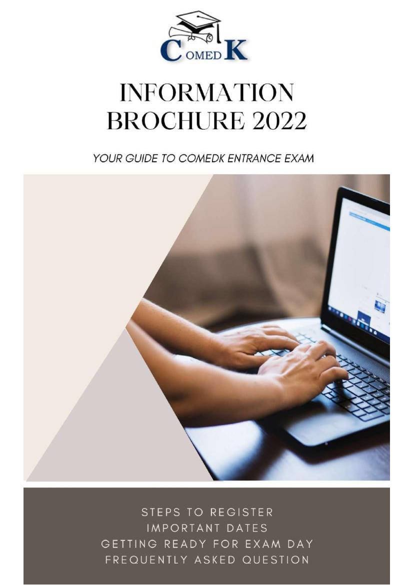 COMEDK 2022 Brochure - Page 1