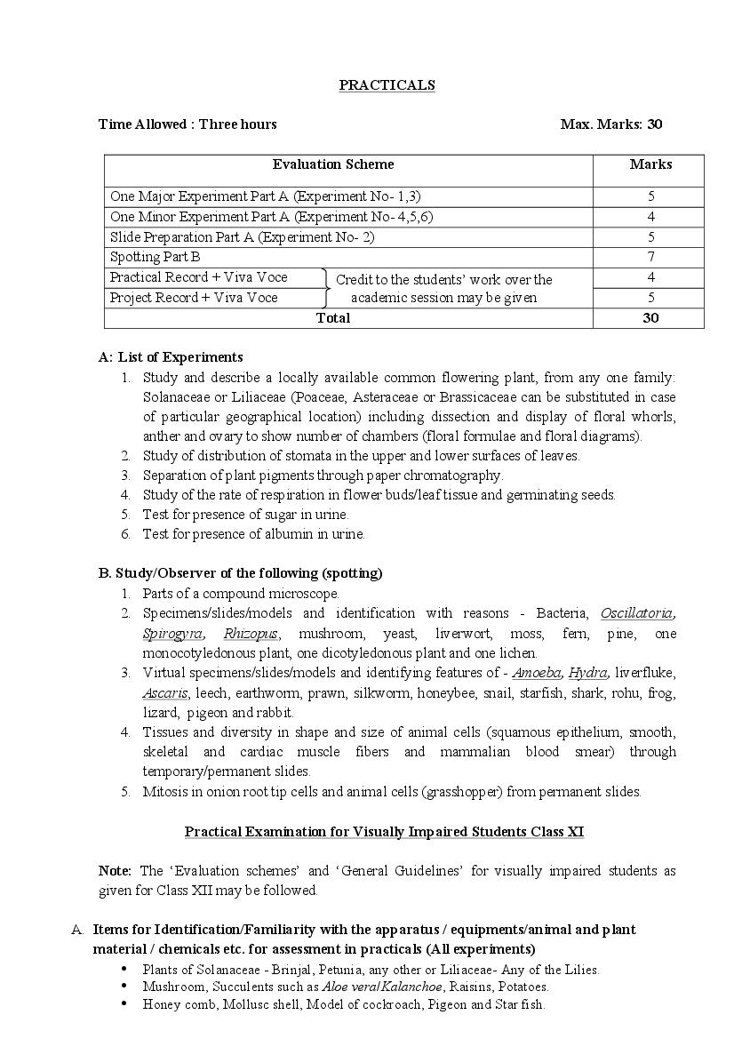 cbse-syllabus-for-class-11-science-pcb-2020-21-revised