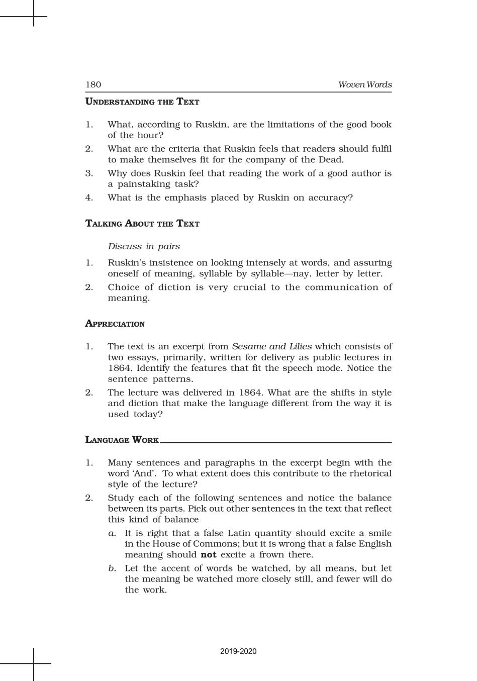 NCERT Book Class 11 English Chapter 5 What Is A Good Book PDF 