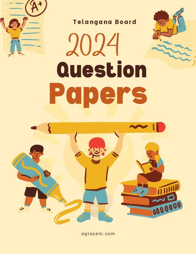 Telangana Class 10 Question Paper 2024 Mathematics - Page 1