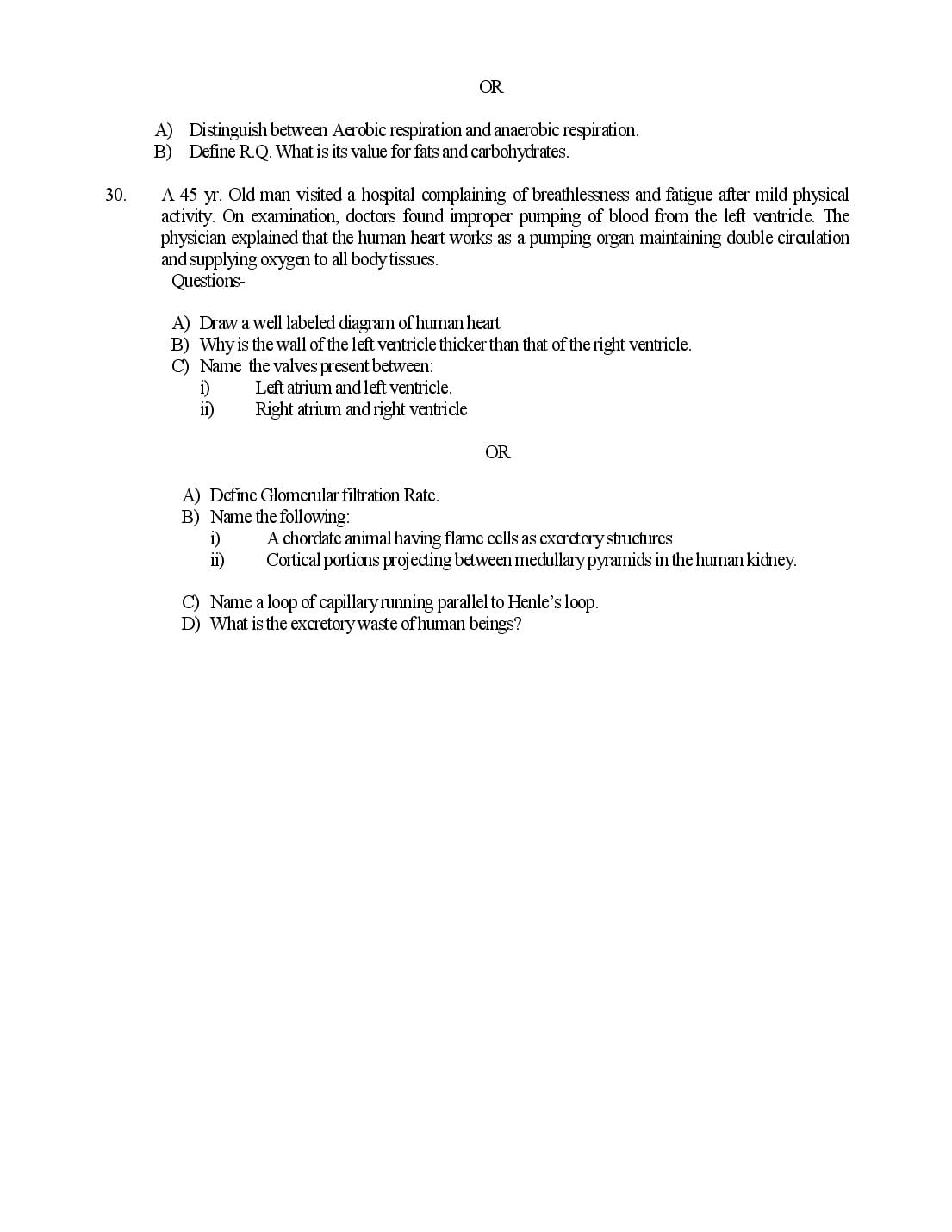 HP Board Class 11 Biology Model Paper 2027 (PDF) – Download HPBOSE 11th Sample Paper Biology