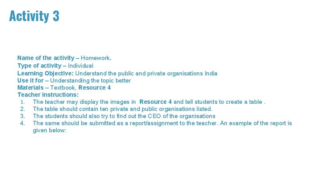 Teaching Material for Class 10 Economics – NCERT CBSE Handbook for Teachers
