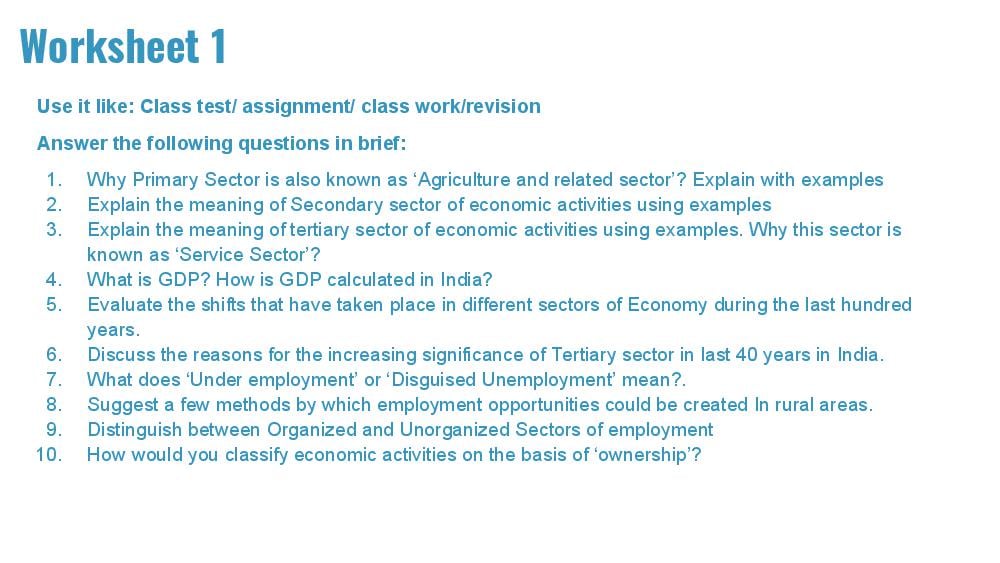 Teaching Material for Class 10 Economics – NCERT CBSE Handbook for Teachers