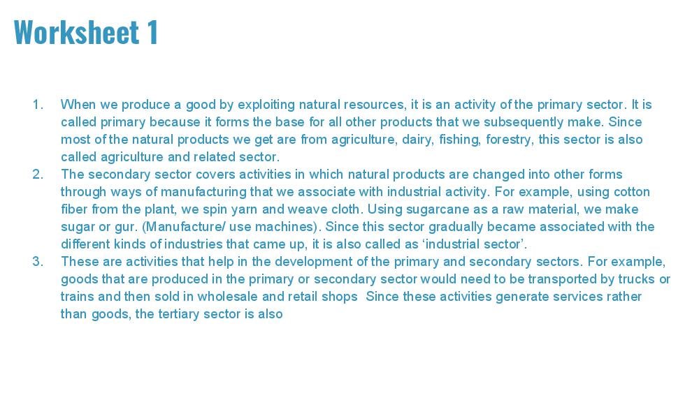 Teaching Material for Class 10 Economics – NCERT CBSE Handbook for Teachers