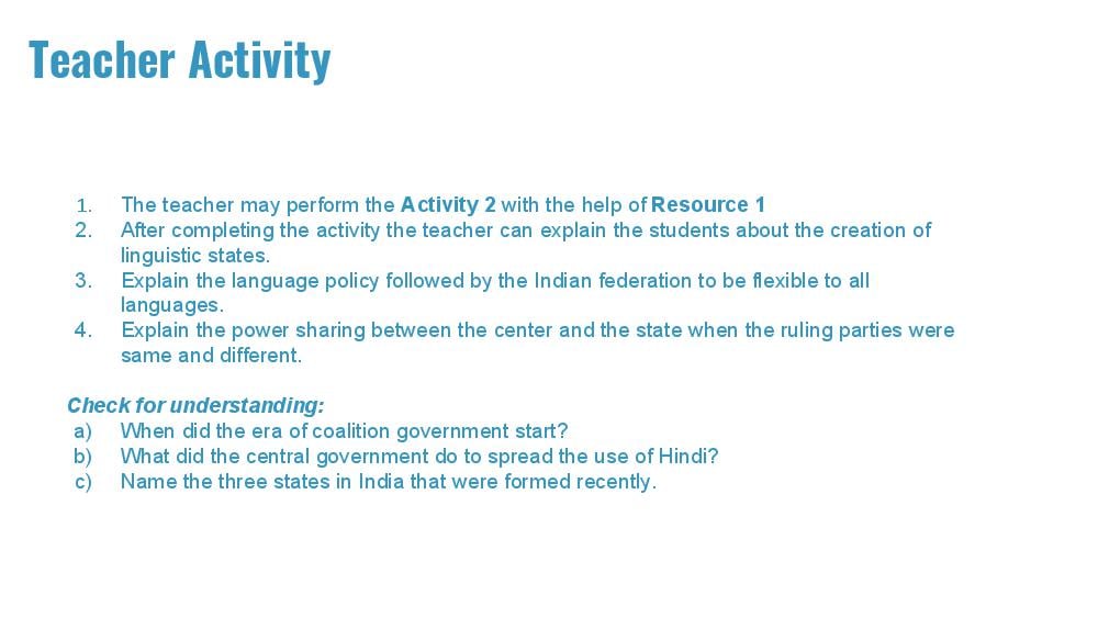 Teaching Material for Class 10 Political Science – NCERT CBSE Handbook for Teachers