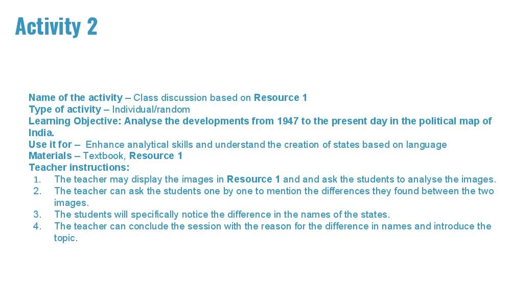 Teaching Material for Class 10 Political Science – NCERT CBSE Handbook for Teachers