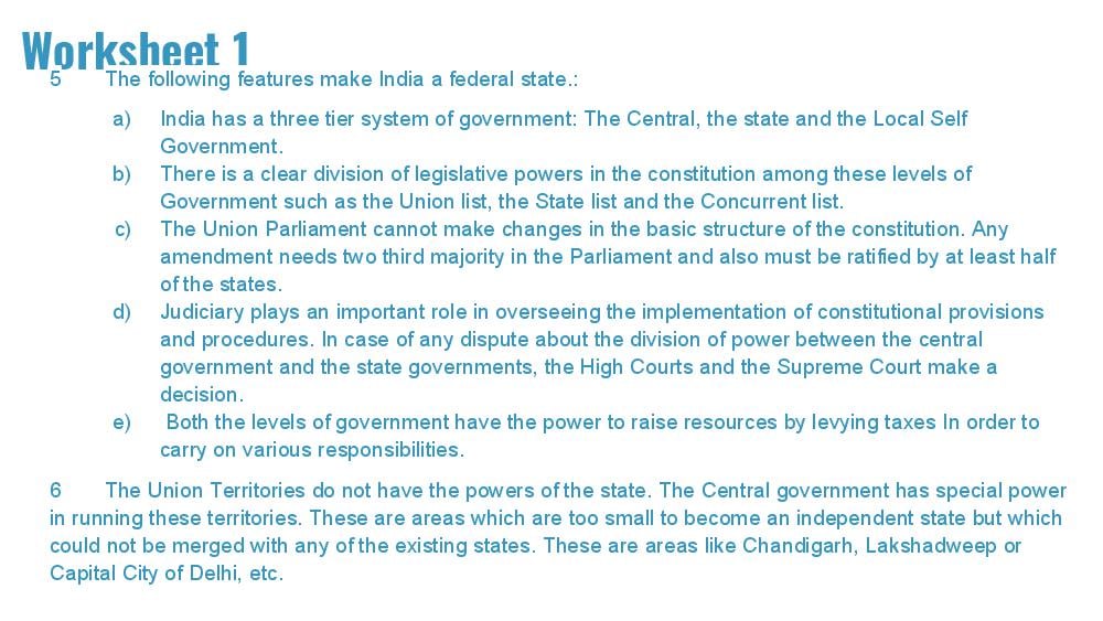 Teaching Material for Class 10 Political Science – NCERT CBSE Handbook for Teachers