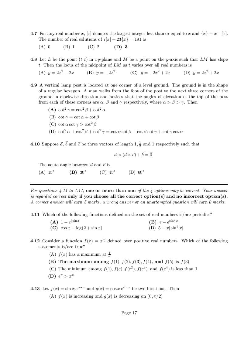 Which of the following statements is/are correct? (a) all real