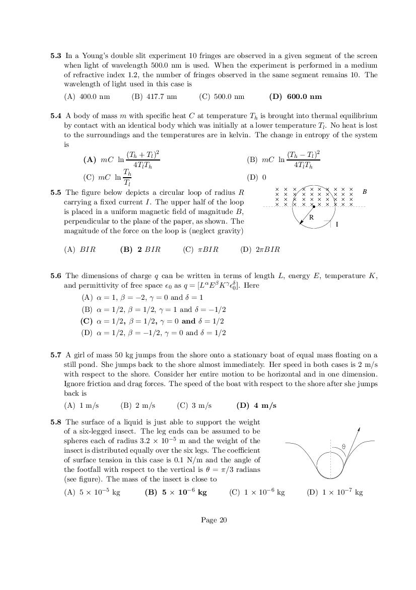 Nest Exam 2014 Question Paper With Answers - Aglasem Admission