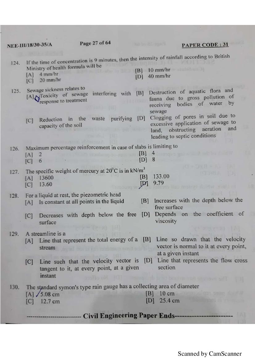 NERIST NEE 2018 Question Paper PDF (NEE-III, Free)
