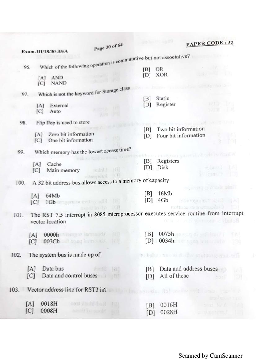 NERIST NEE 2018 Question Paper PDF (NEE-III, Free)
