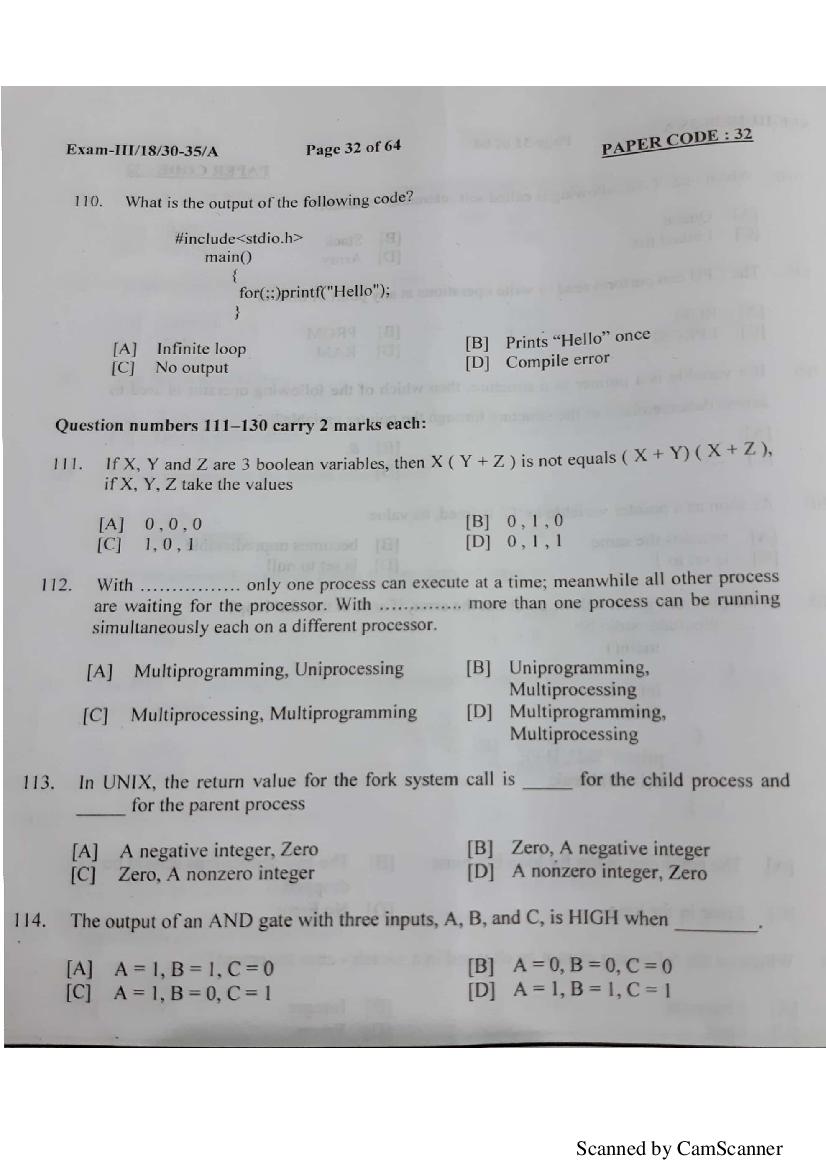 NERIST NEE 2018 Question Paper PDF (NEE-III, Free)