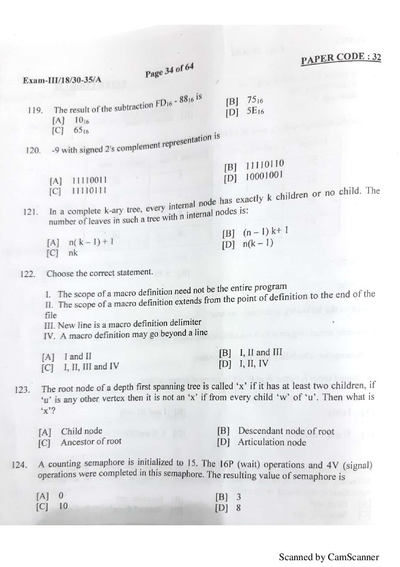NERIST NEE 2018 Question Paper PDF (NEE-III, Free)