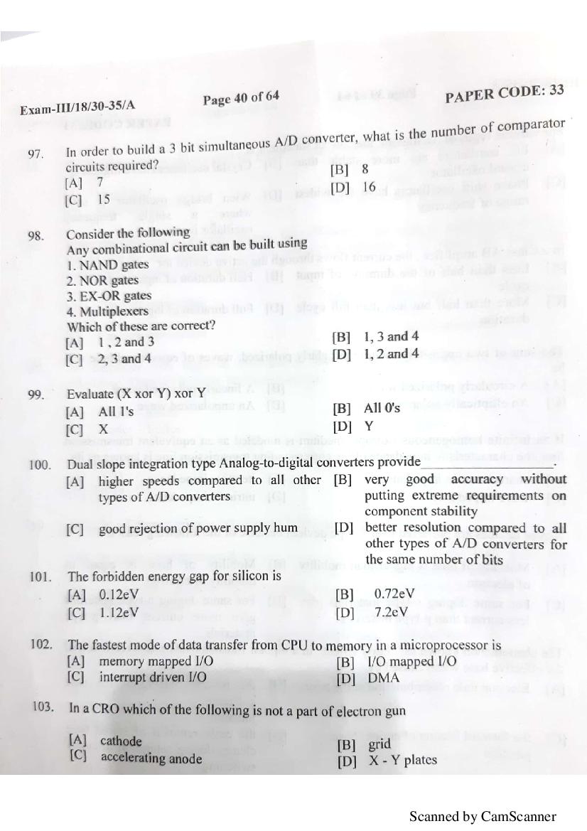 NERIST NEE 2018 Question Paper PDF (NEE-III, Free)