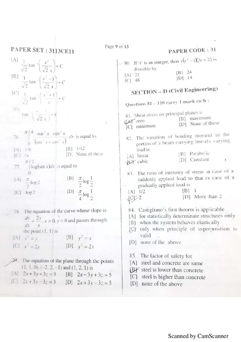 NERIST NEE 2018 Question Paper PDF (NEE-III, Free)