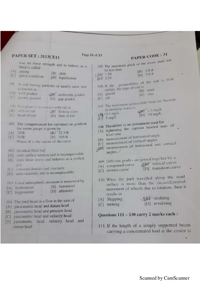 NERIST NEE 2018 Question Paper PDF (NEE-III, Free)