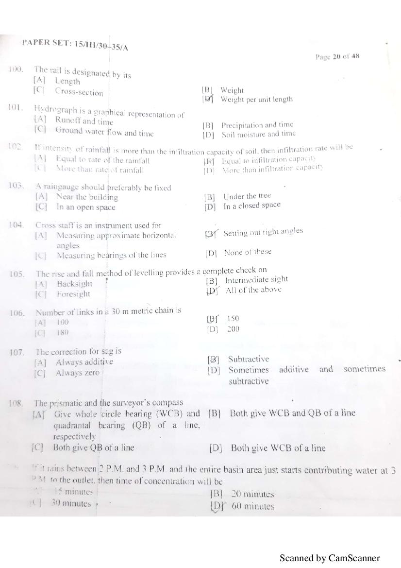 NERIST NEE 2018 Question Paper PDF (NEE-III, Free)