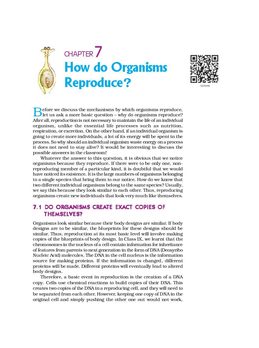 NCERT Book Class 10 Science Chapter 7 Control and Coordination