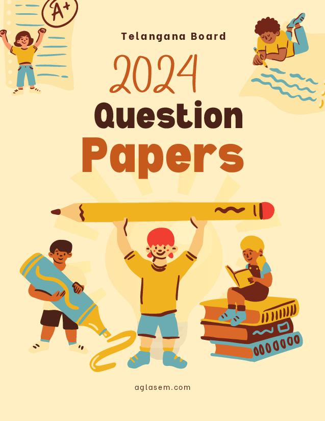 Telangana Class 11 Question Paper 2024 English - Page 1
