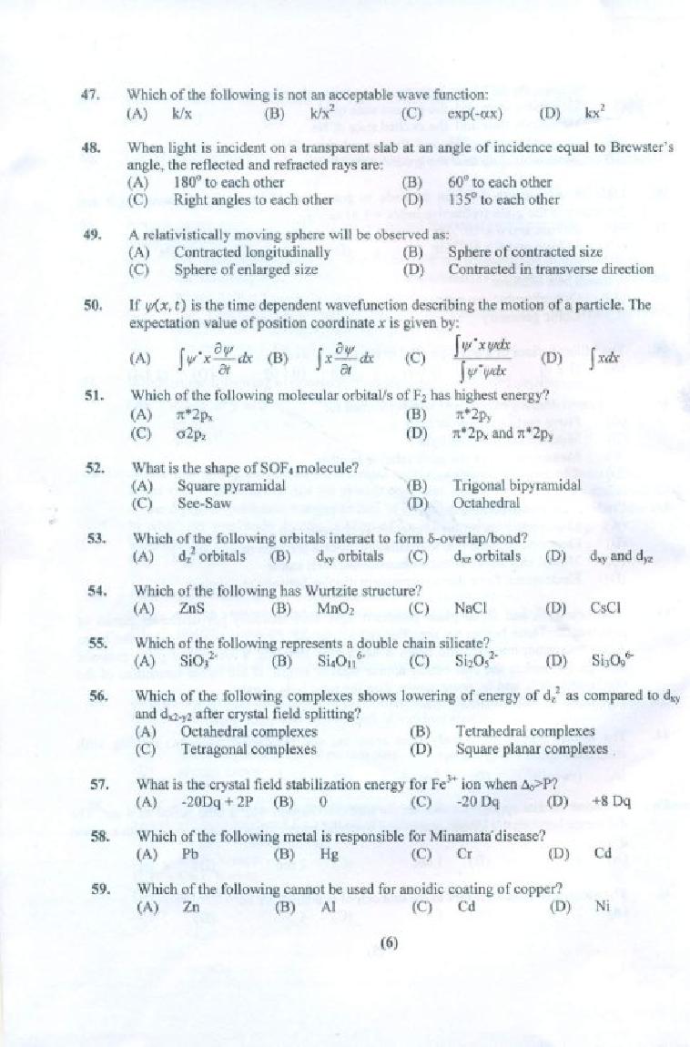 PUMEET 2019 Question Paper PDF with Answer Key
