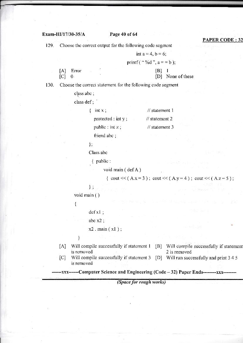 NERIST NEE 2017 Question Paper PDF (NEE-III, Free)