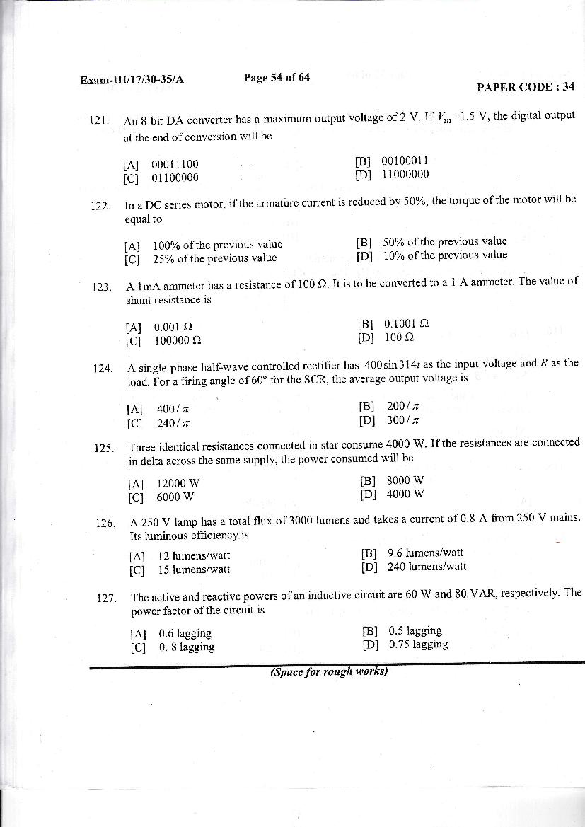 NERIST NEE 2017 Question Paper PDF (NEE-III, Free)