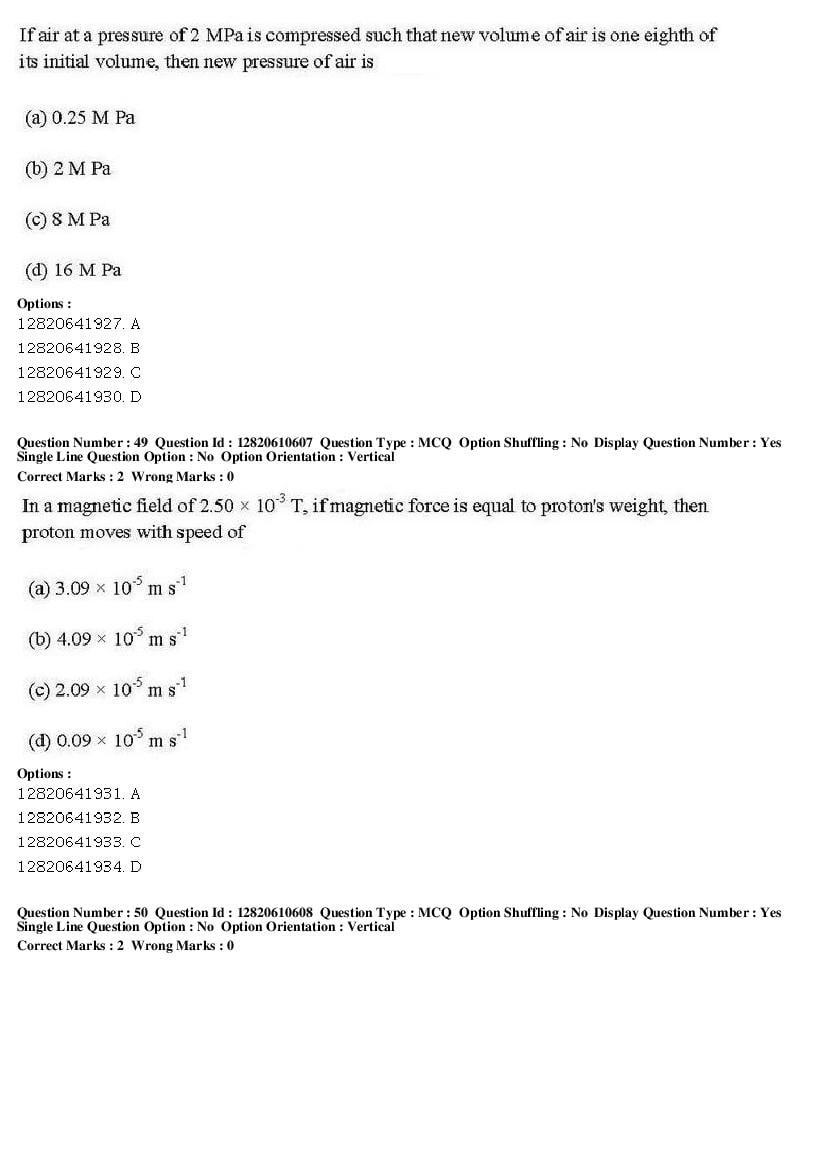 JNUEE 2019 Question Paper PDF (48 Papers, MA to PhD)