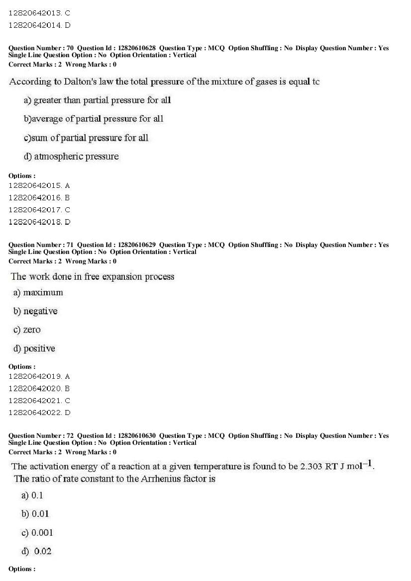 JNUEE 2019 Question Paper PDF (48 Papers, MA to PhD)