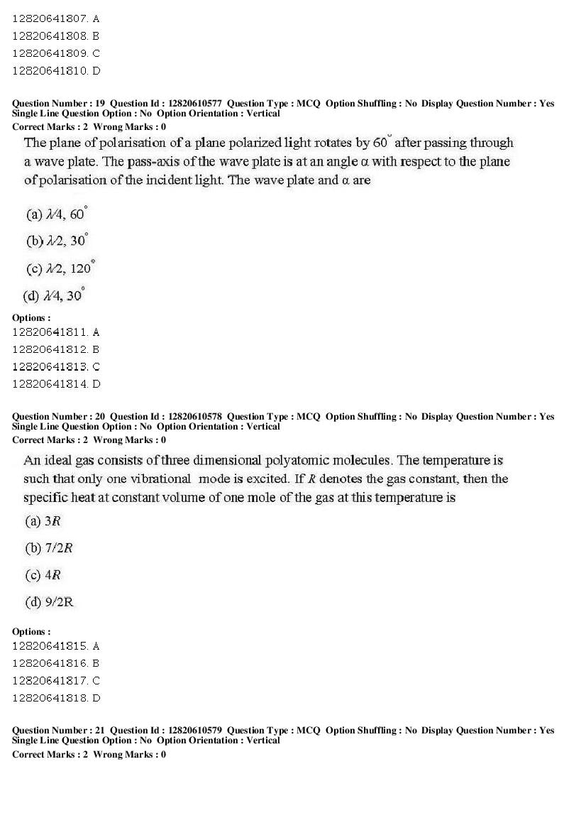 JNUEE 2019 Question Paper PDF (48 Papers, MA to PhD)