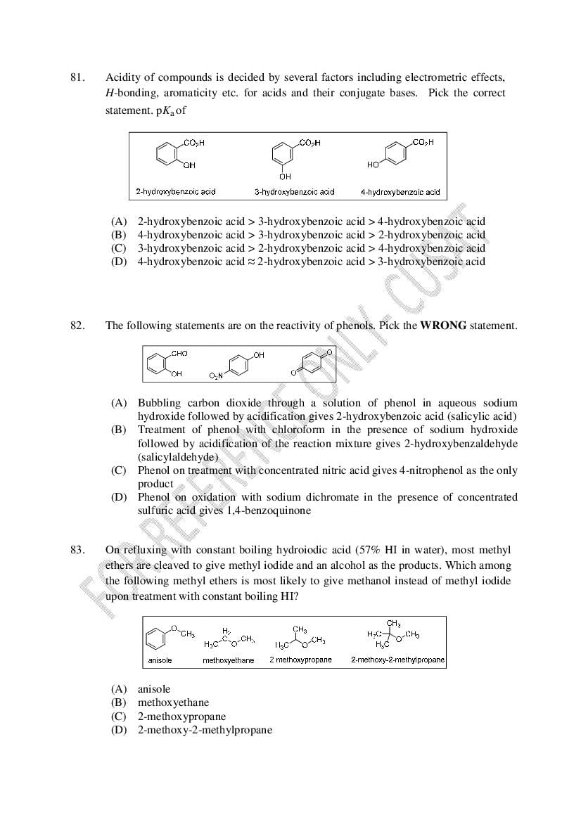 CUSAT CAT 2022 Question Papers PDF (B.Tech Shifts 1 to 4, 37 Papers)