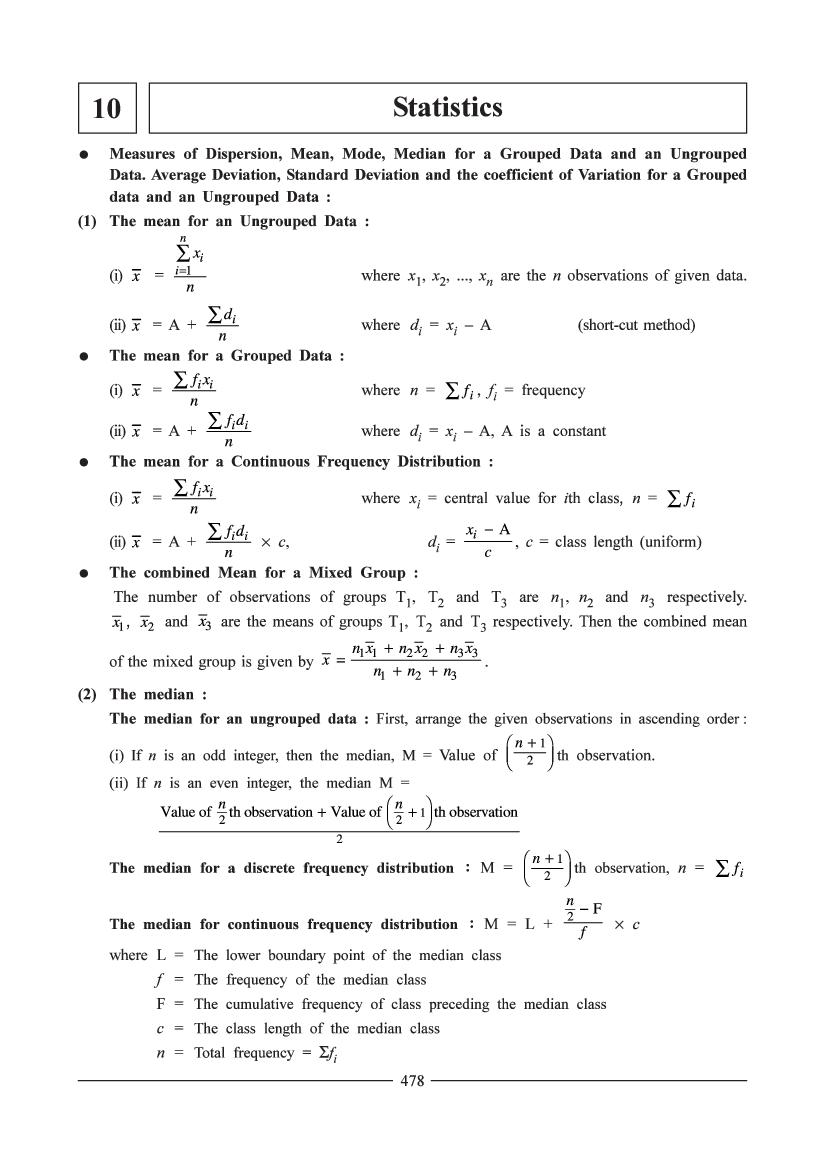 JEE Mathematics Question Bank - Statistics - Page 1